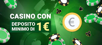 I casinò con deposito di 1 euro Giocare senza grandi investimenti