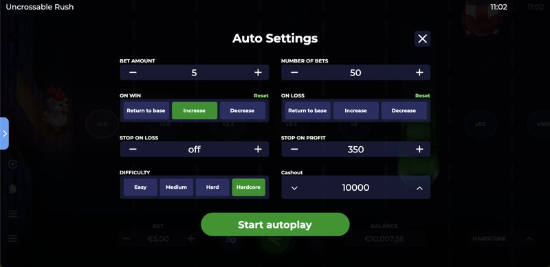 L'Uncrossable Rush: il gioco d'Azione Slot che affascina l'Italia - panoramica